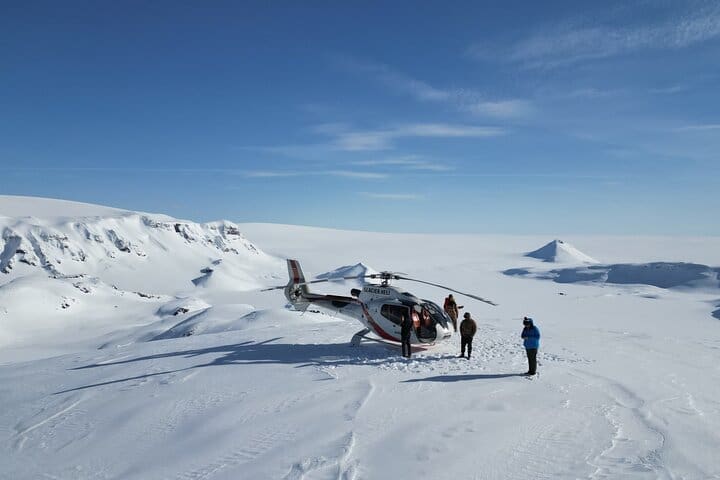 Tour en helicóptero de fuego y hielo: glaciar y zona geotérmica de Hengill