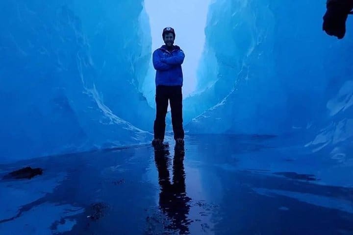 Crystal Blue Ice Cave Adventure