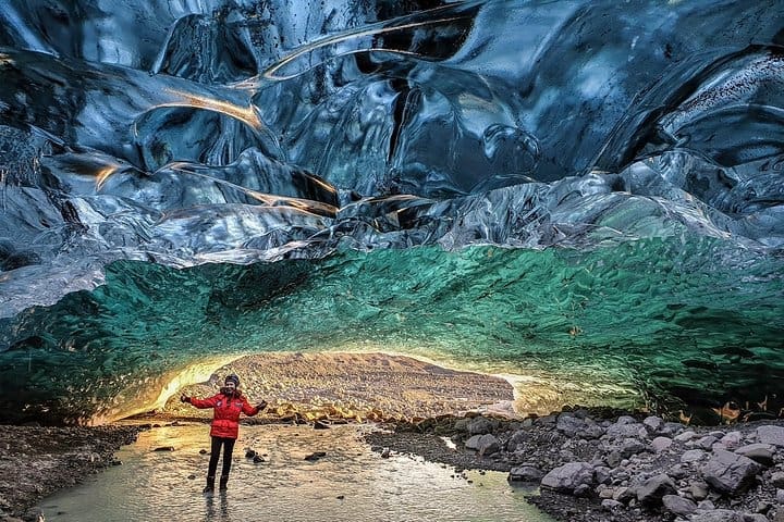 Cueva de hielo y paseo por el glaciar hasta el Cañón del Glaciar Azul