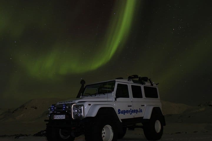 Tour en superjeep de la aurora boreal desde Reikiavik