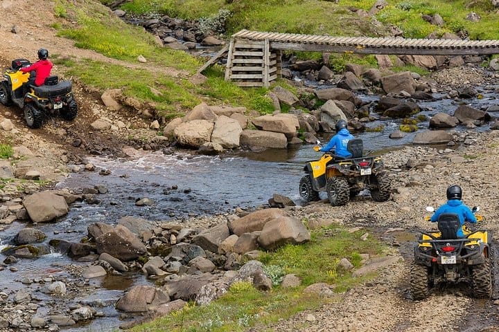Aventura de día completo en ATV y Rafting desde Reikiavik