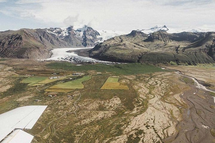 Vuelo panorámico en avión alrededor del Parque Nacional Skaftafell