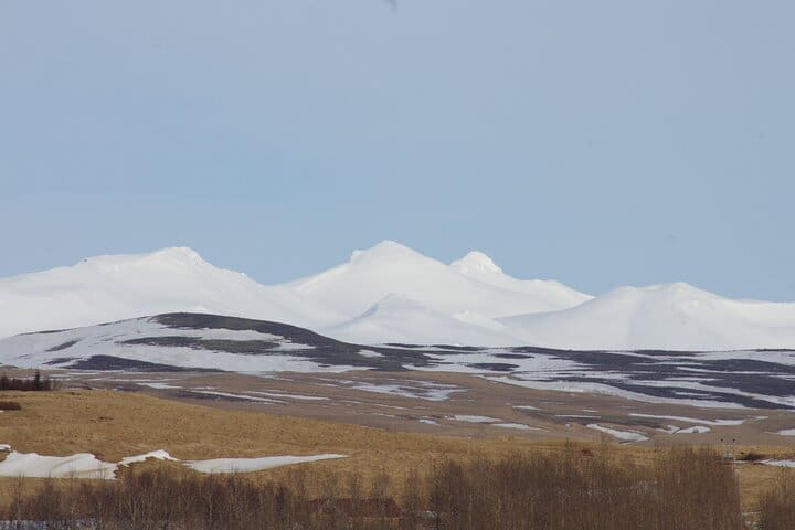 Mapa del Glaciar Desaparecido Tindfjallajökull con el Geoparque Katla