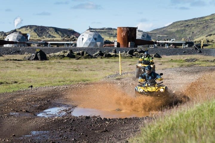 Volcanic Springs Aventura en ATV desde Reykjavik – 3HR Off-Road Tour