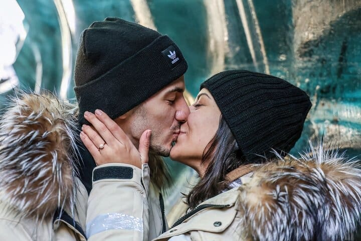 Propuesta de glaciar al amanecer