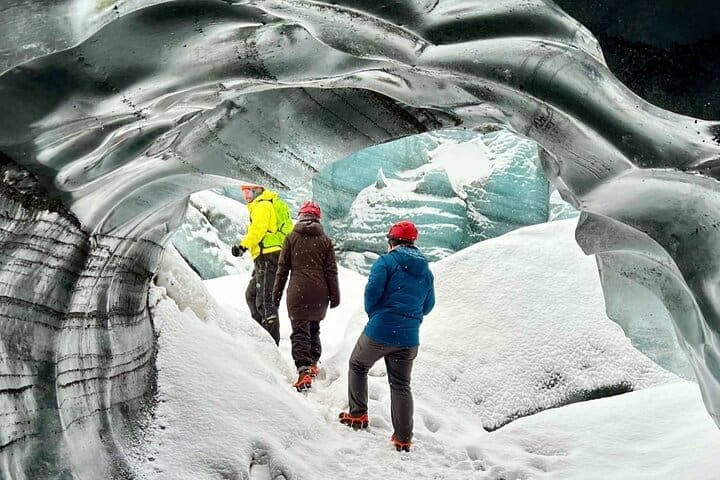 Cueva de hielo Katla, cascadas de la costa sur y playa de arena negra privada