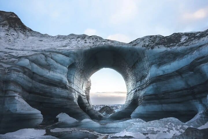 Tour privado por la costa sur con cueva de hielo de Katla (opcional)