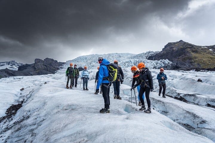 Paseo guiado por el glaciar principiante Vatnajökull con traslado 4×4