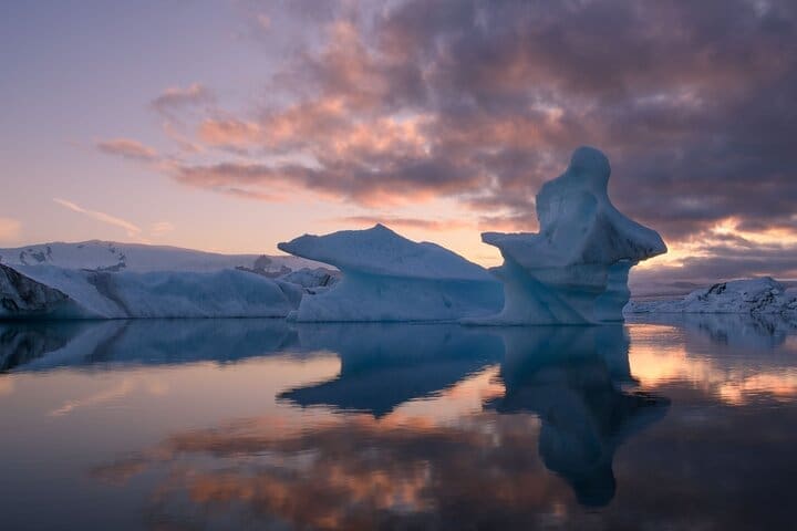 Islandia del Sur y Laguna Glaciar : Jökulsárlón con Tour en Barco