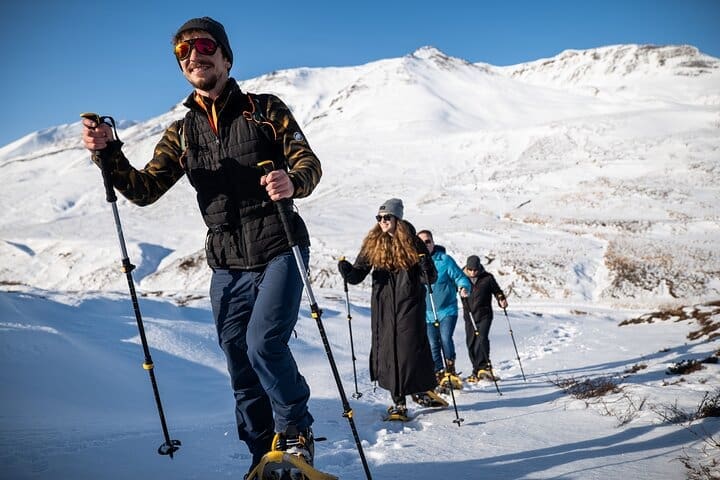 Caminata familiar con raquetas de nieve desde Akureyri