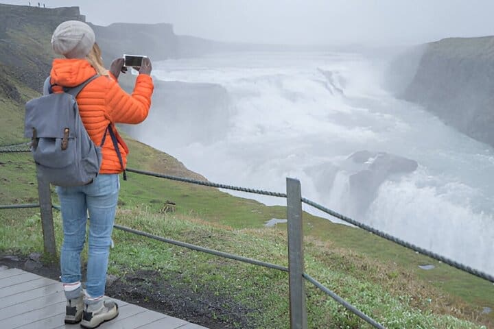 Tour privado en círculo dorado desde la terminal de cruceros de Reikiavik