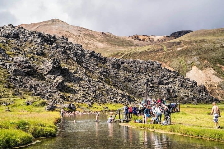 Excursión de un día al volcán Landmannalaugar y al volcán Hekla en Superjeep desde Reikiavik