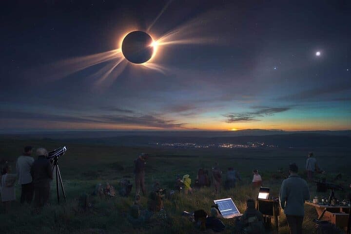 Tour en autobús por la península de Snaefellsnes con eclipse solar total 2026