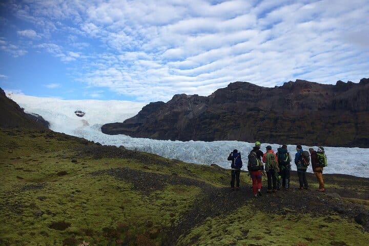 Caminata privada por el Glaciar en Islandia