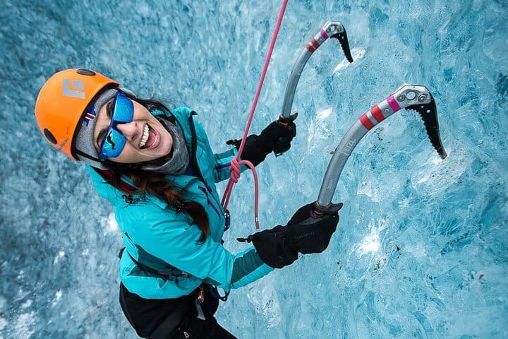 Escalada en hielo privada capturada con paquete de fotos