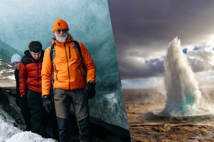 Recorrido por el Círculo Dorado y la cueva de hielo en Monster Truck desde Reikiavik