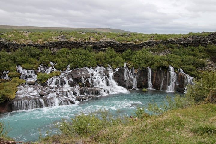 Tour privado en círculo de plata con aguas termales Hvamsvik