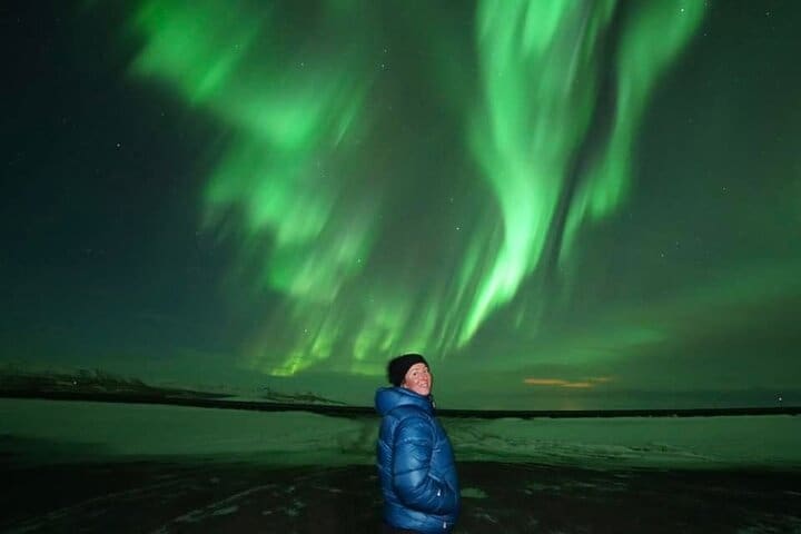 Tour privado a la caza de la aurora boreal en Reykjavík engrus