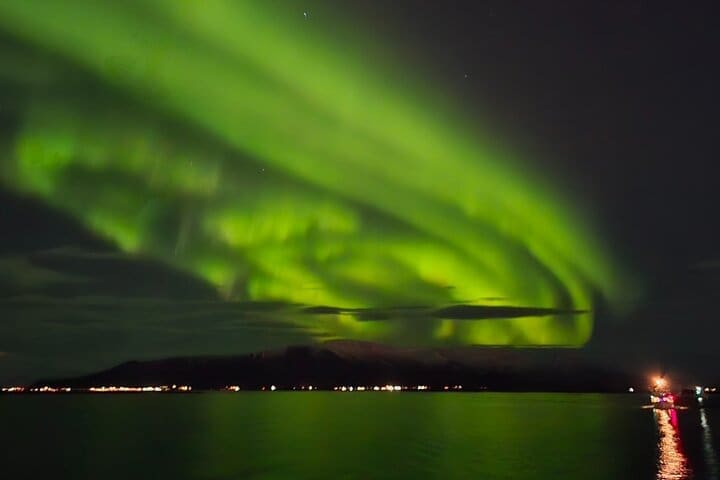 Crucero de auroras boreales desde el centro de Reykjavik