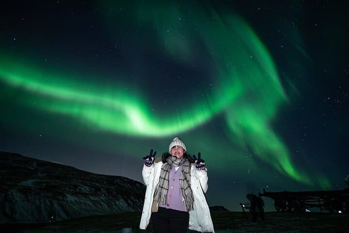 Tour en autobús pequeño desde Reikiavik a las 9:30 pm