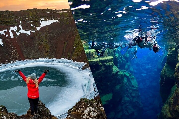 Golden Circle & Silfra Snorkeling para grupos pequeños Supersaver Combo