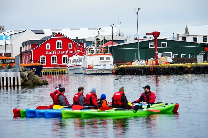 Privado: Tour guiado en kayak en Siglufjörður / Siglufjordur.