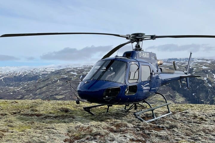 Tour en helicóptero por el borde del glaciar con aterrizaje desde Skaftafell
