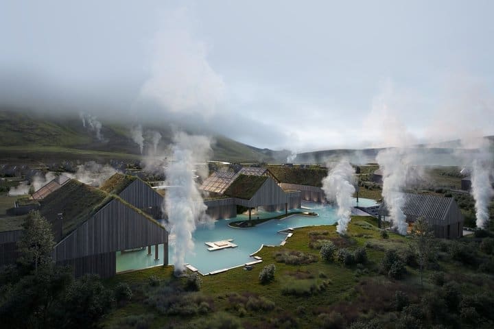 Aguas termales de Reykjaböð Admisión y traslado desde Reykjavík