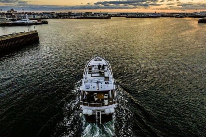 Crucero por el puerto con cena de tres platos desde Reikiavik
