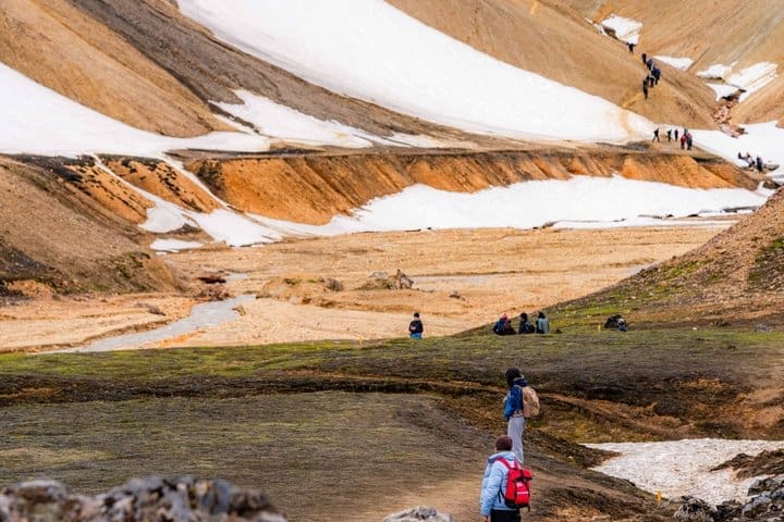 Reykjavík : Landmannalaugar Caminata Paraíso con aguas termales naturales